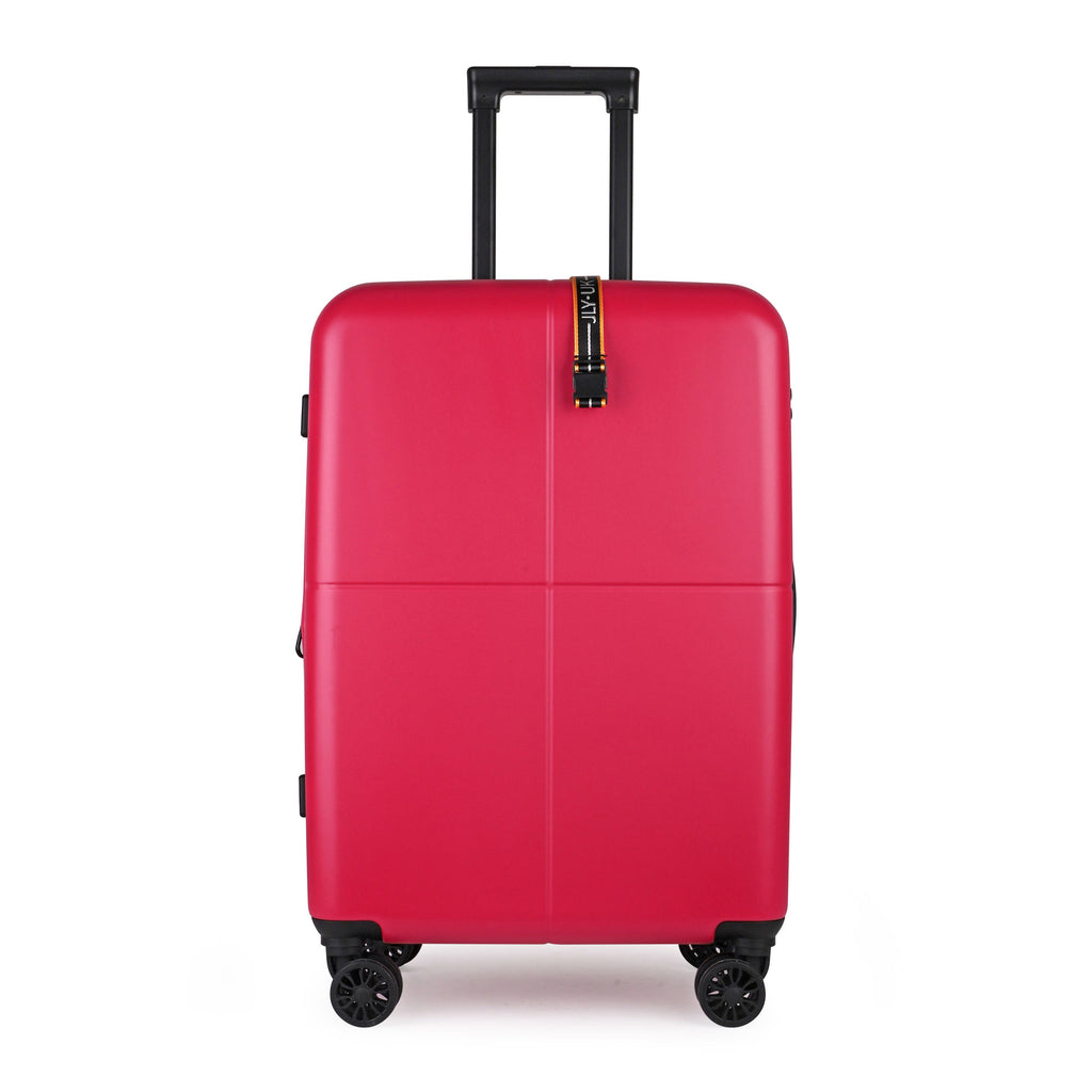 raspberry red - JLY UK Suitcase - Medium (68cm) - light weight suitcase uk