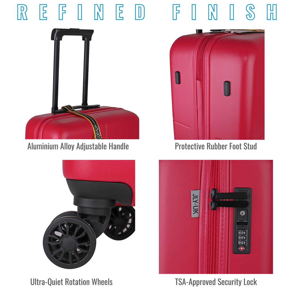 Best Lightweight Suitcases UK 3 Pcs Set JLY Luggage