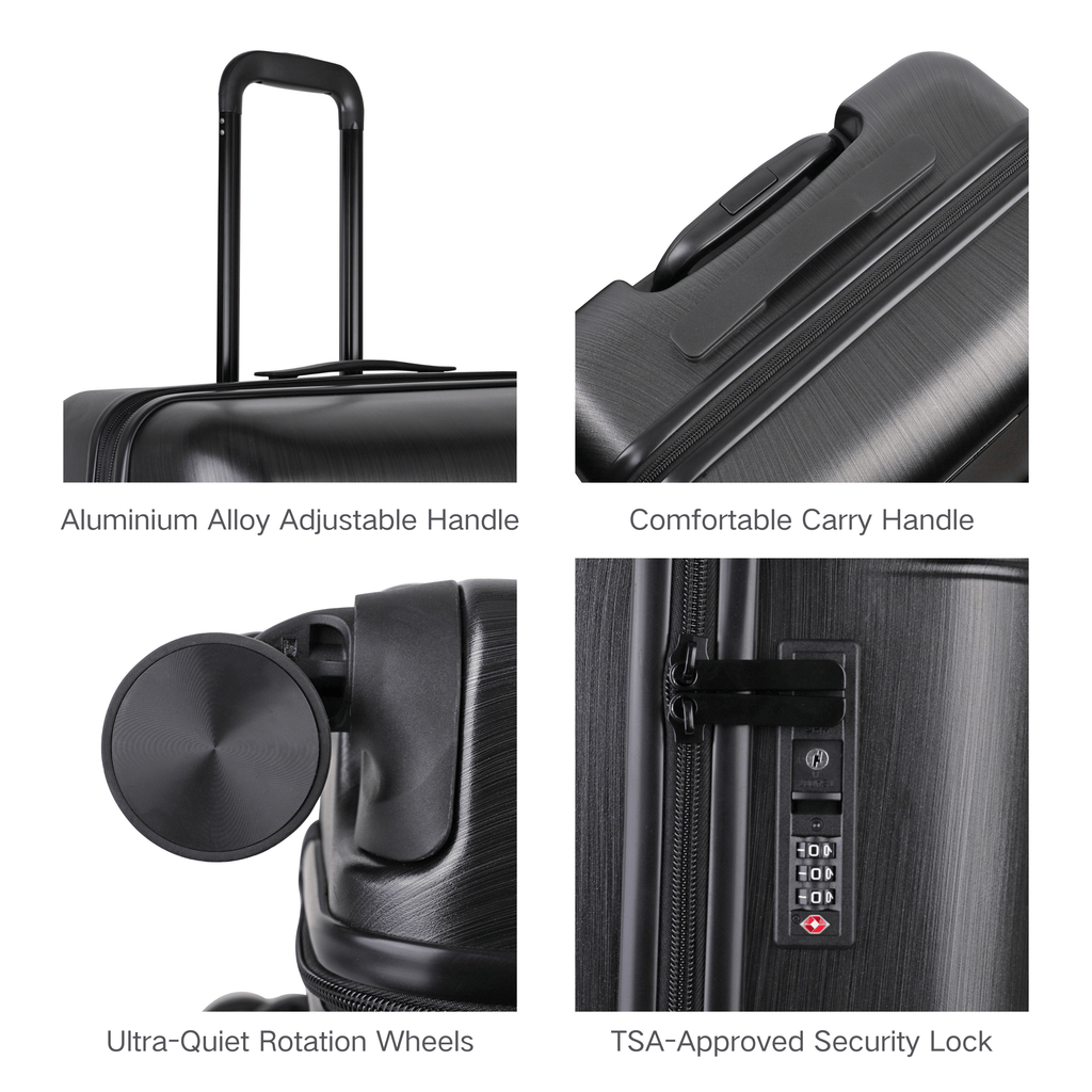 4 wheel suitcase in UK - JLY Luggage