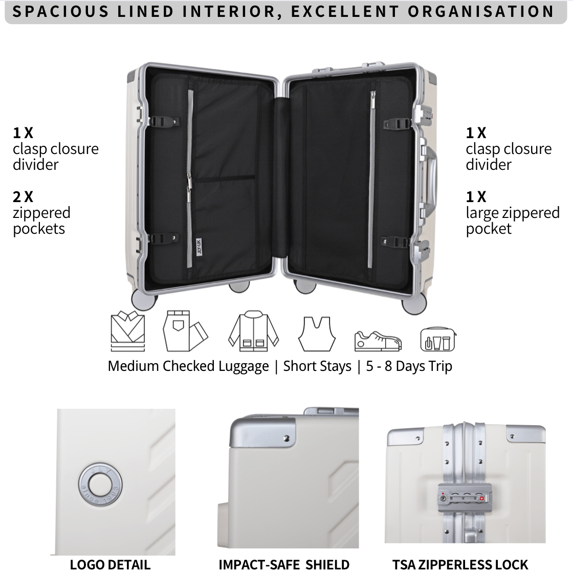 JLY Urban Nomad Dual Set Suitcases - JLY Luggage JLY Urban Nomad Dual Set Suitcases - JLY Luggage