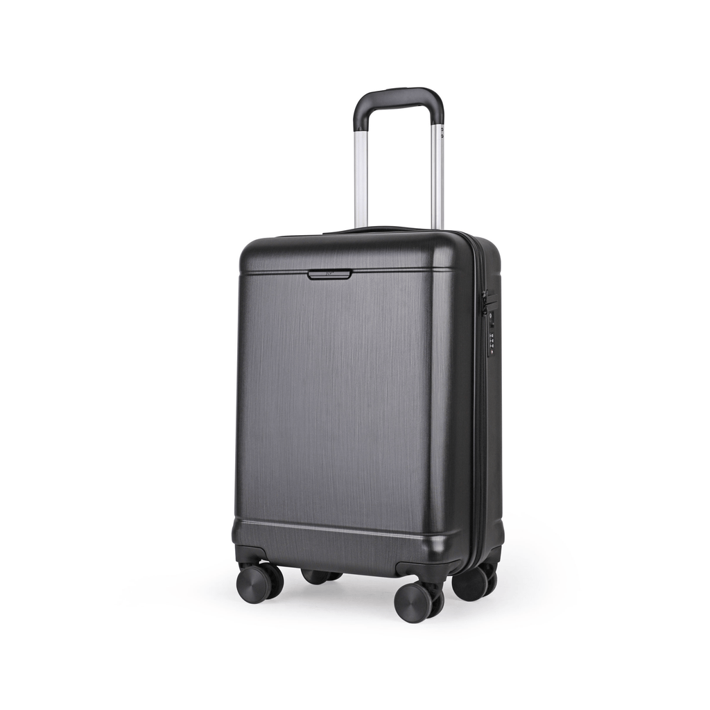 Compact Small Matte Metallic Suitcase (56cm) | Ideal for UK Travellers