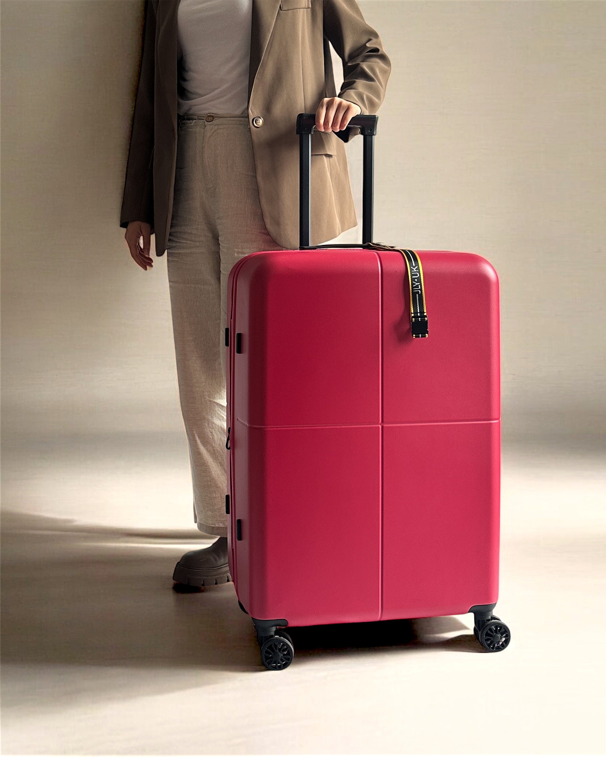 JLY UK Suitcase Medium Size Hard Shell Suitcase (68cm)