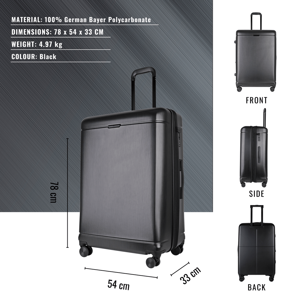 lightweight 4 wheel suitcase