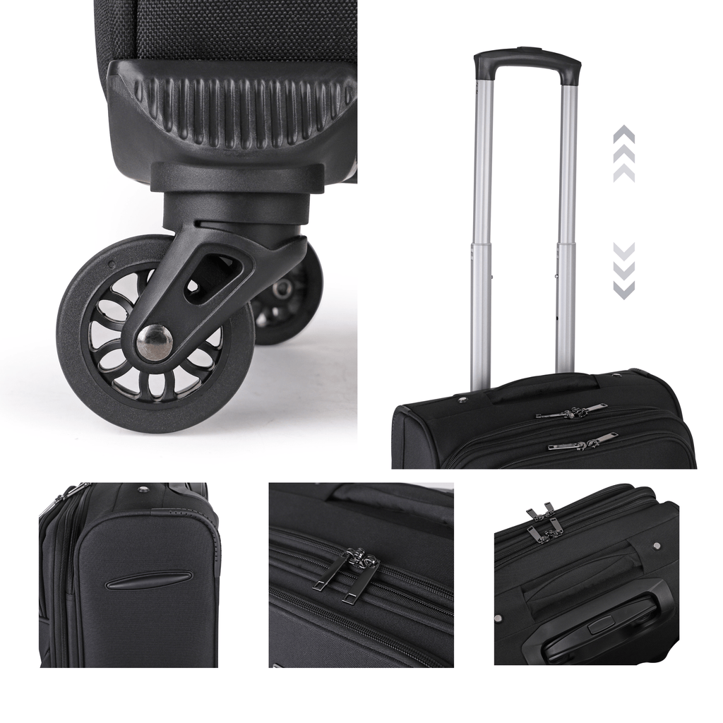 JLY Classic Soft Suitcase Lightweight | soft suitcase with wheels