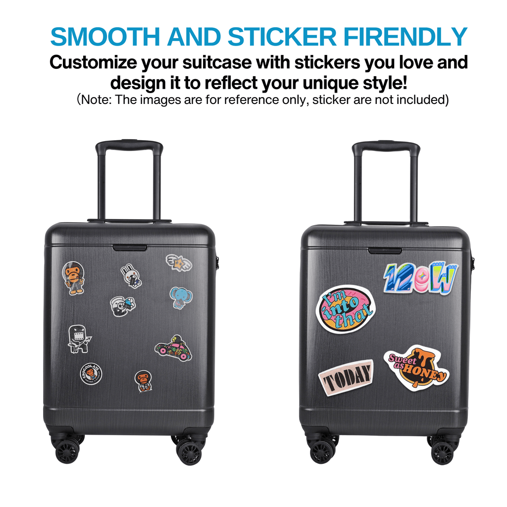 4 wheel suitcase large