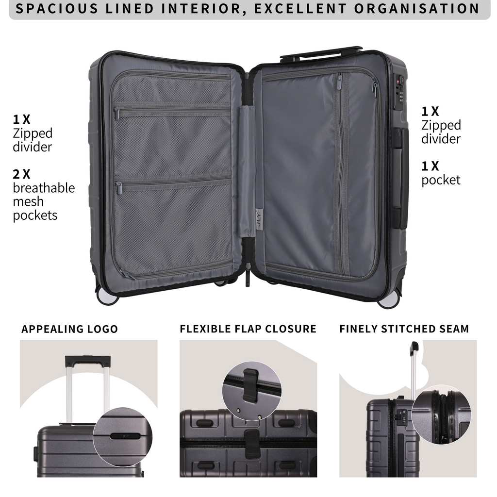 JLY Executive Premium Medium Suitcase | Jyluggage – JLY Luggage