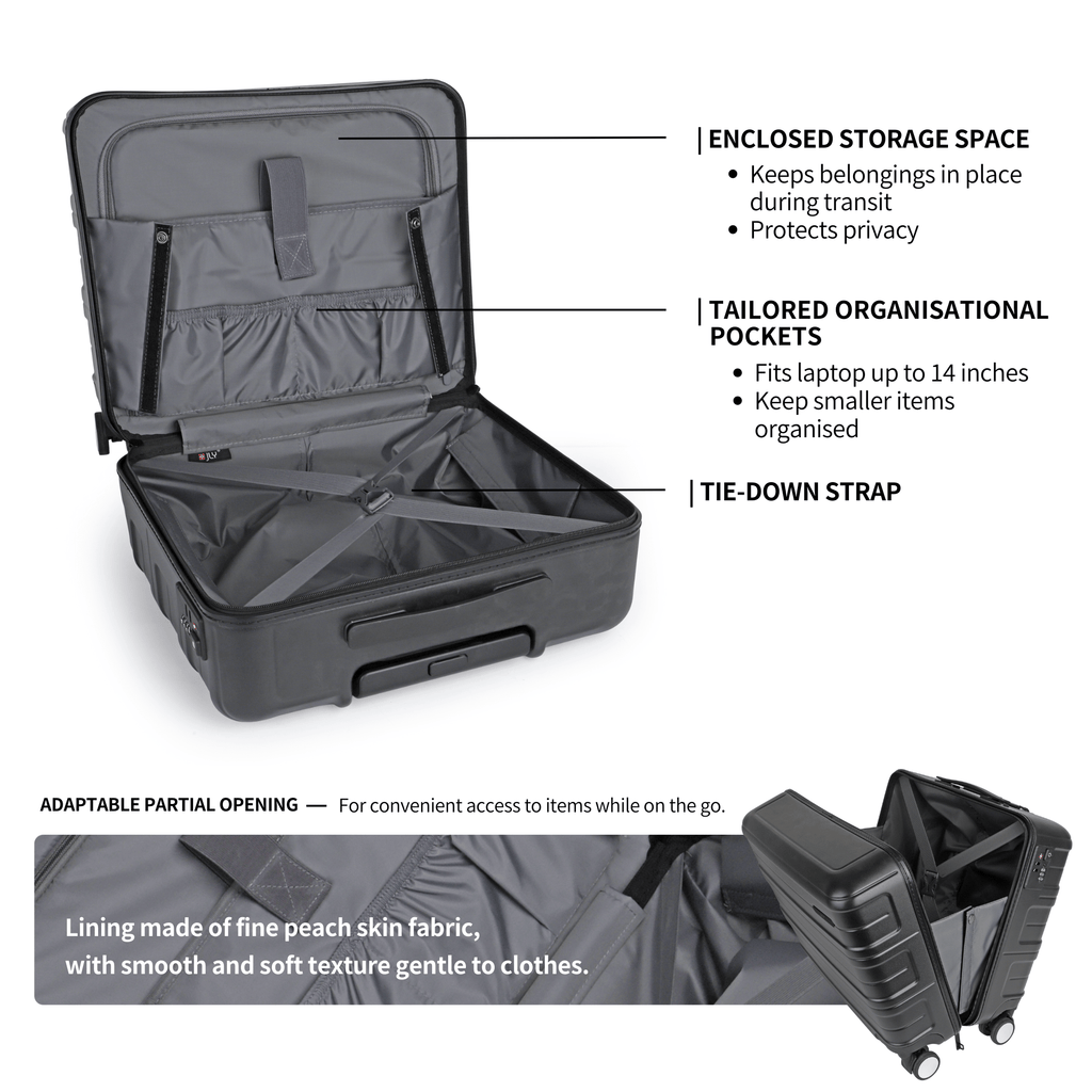 JLY Premium Cabin Suitcase Lightweight | Jyluggage