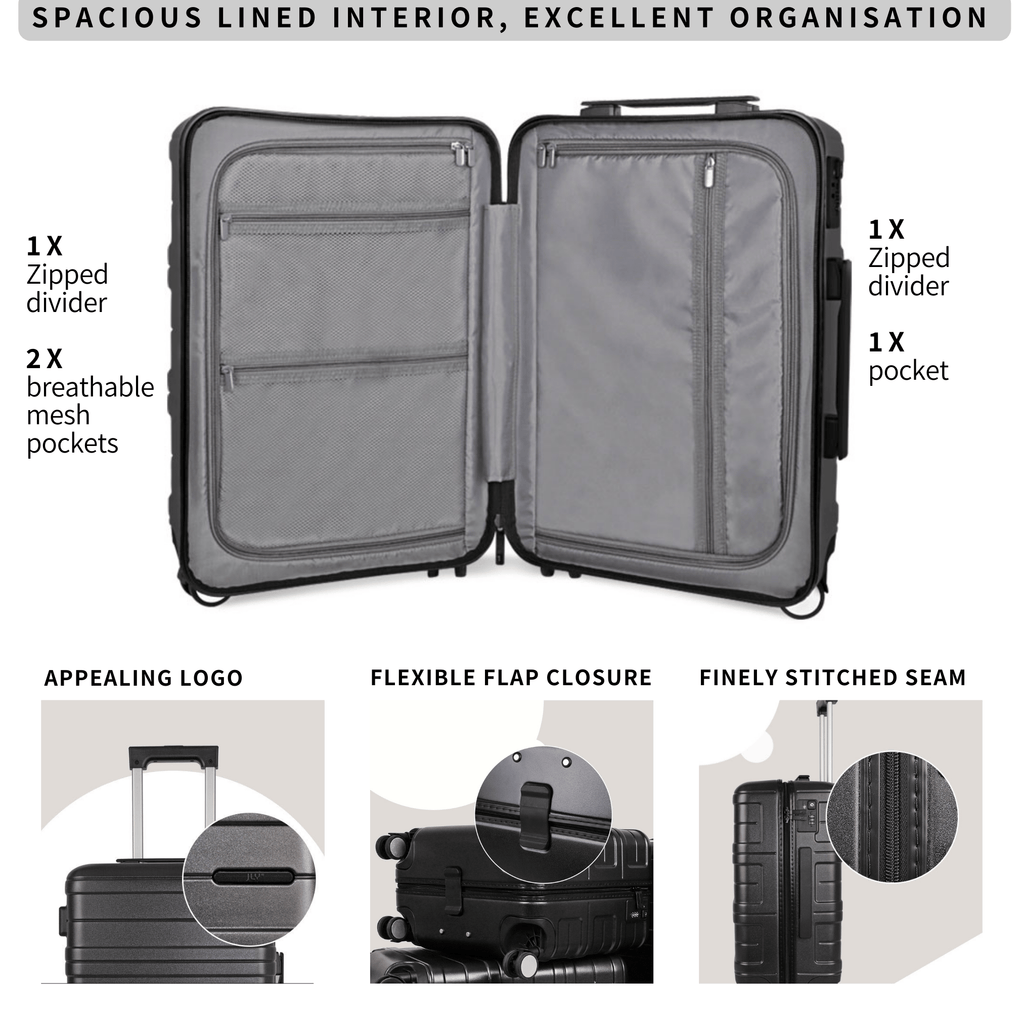 JLY Executive Premium Small Suitcase Lightweight | Jyluggage